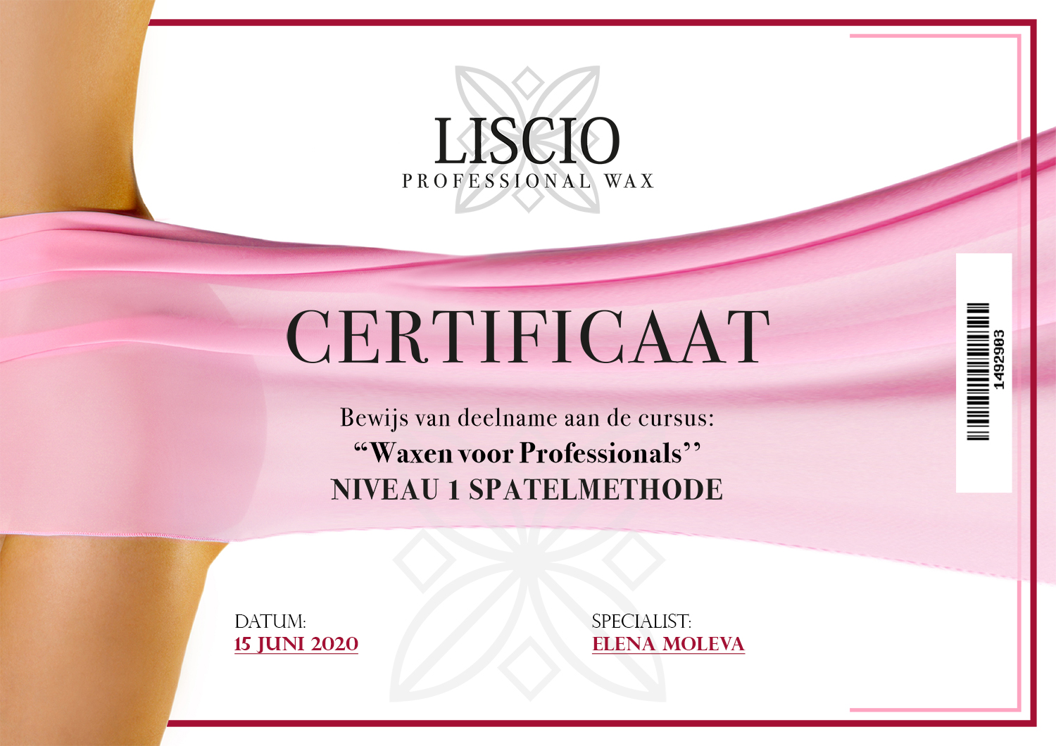 Wax cursus Niveau 1